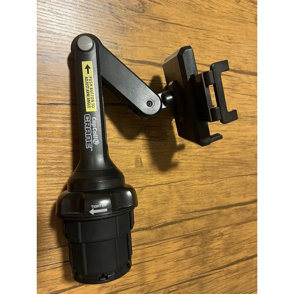 BulbHead Cup Call Crane Car Cell Phone Mount Holder Hands Free Rotate Tilt EUC